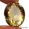 79.85 Ct VVS Natural Citrine AAA Yellow Brown Huge Oval Cut Gemstone 29*24*17mm