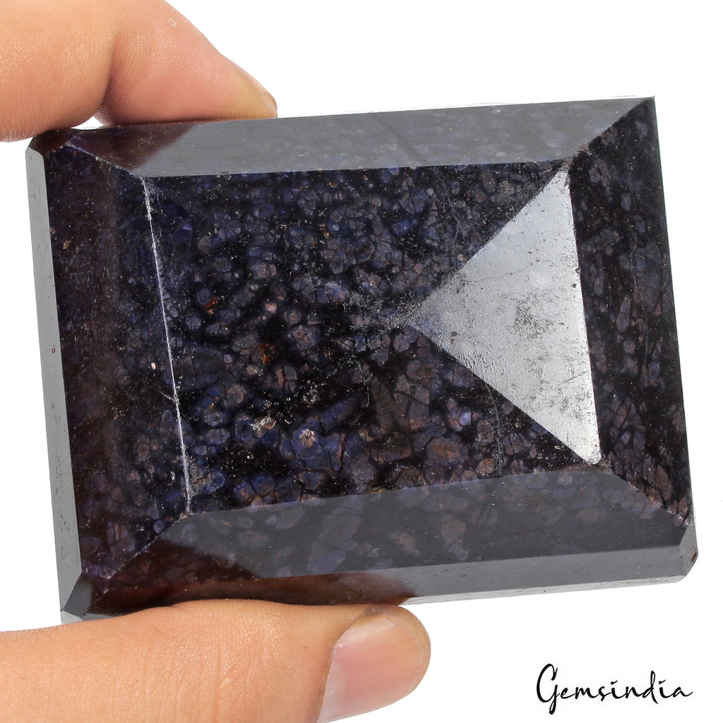 Blue Sapphire Loose Gemstone, Octagon Cut — 78 x 61 x 39 mm, 2290 Ct, Madagascar