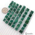 300 Cts Natural Dark Green Zambian Emerald Octagon Faceted Loose Gems Lot 46 Pcs