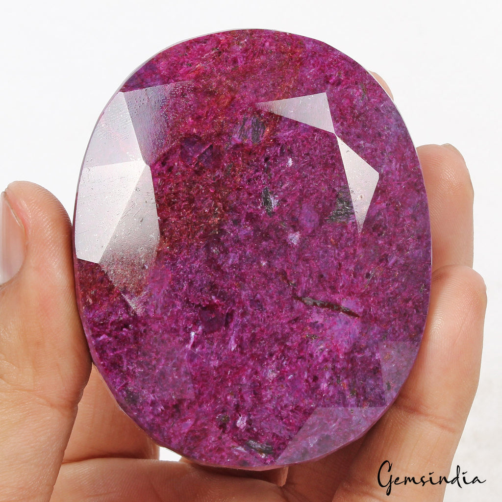 Museum Size 2040 Ct Natural African Dark Red Ruby Oval Earthmined Huge Loose Gem