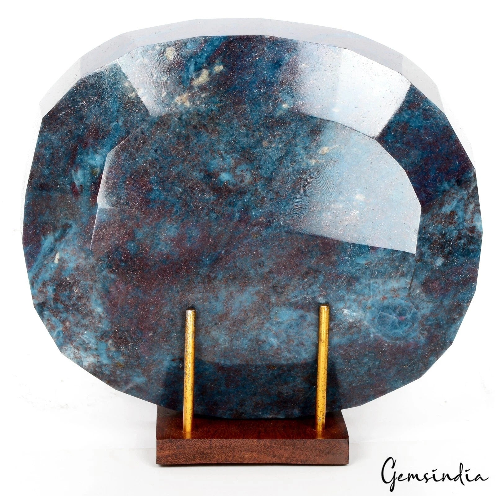 Ruby Kyanite Loose Gemstone, Oval Cut, Untreated — 7.3x6.4x2.4 Inches, 21000 Ct (4.2 Kg), Madagascar
