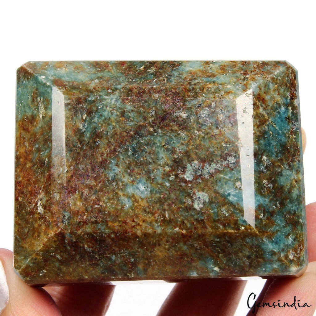 Kyanite Loose Gemstone, Octagon Cut — 62x47x41 mm, 1730 Ct, Madagascar