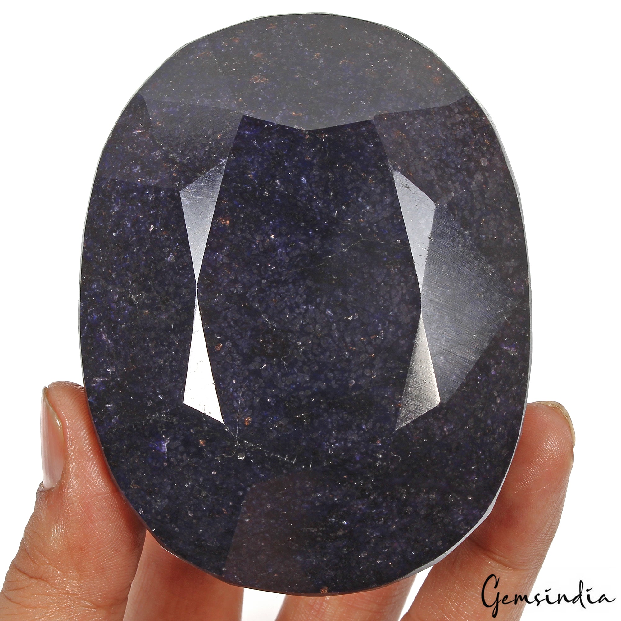 Huge 3100 Cts Natural African Dark Blue Sapphire Oval Cut Loose Museum Size Gem