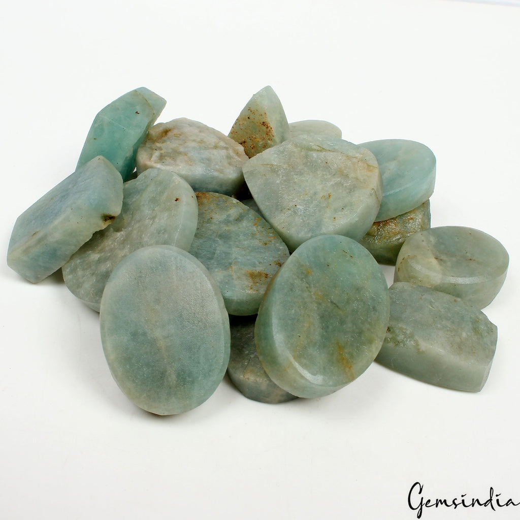 18 Pc Natural Aqua Blue Aquamarine Druzy Mix Shape Loose 25-40mm Gemstone~1000Ct