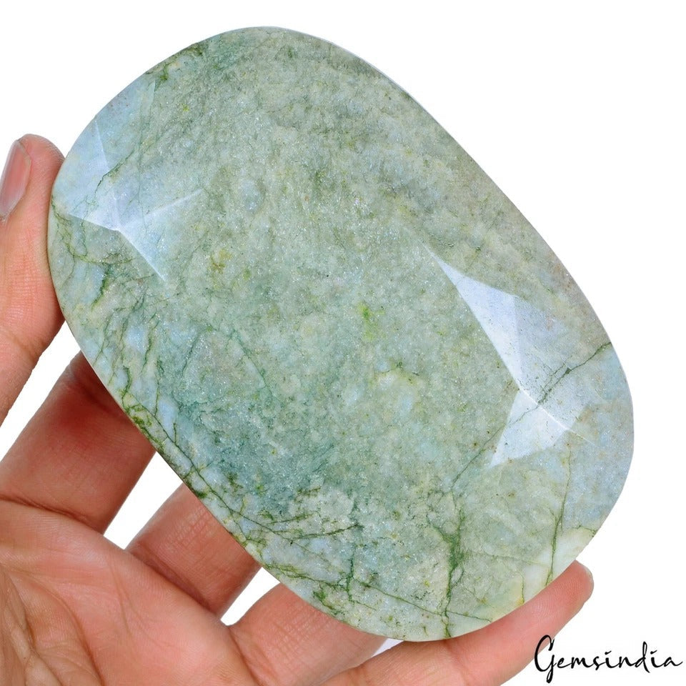 2400 Ct Natural Green Emerald Oval Faceted Cut Huge Museum Size Earth Mined Gem
