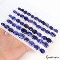 440 Ct/48 Pcs Natural Blue Beryl Oval Faceted Cut Loose 12mm-19mm Gemstones Lot