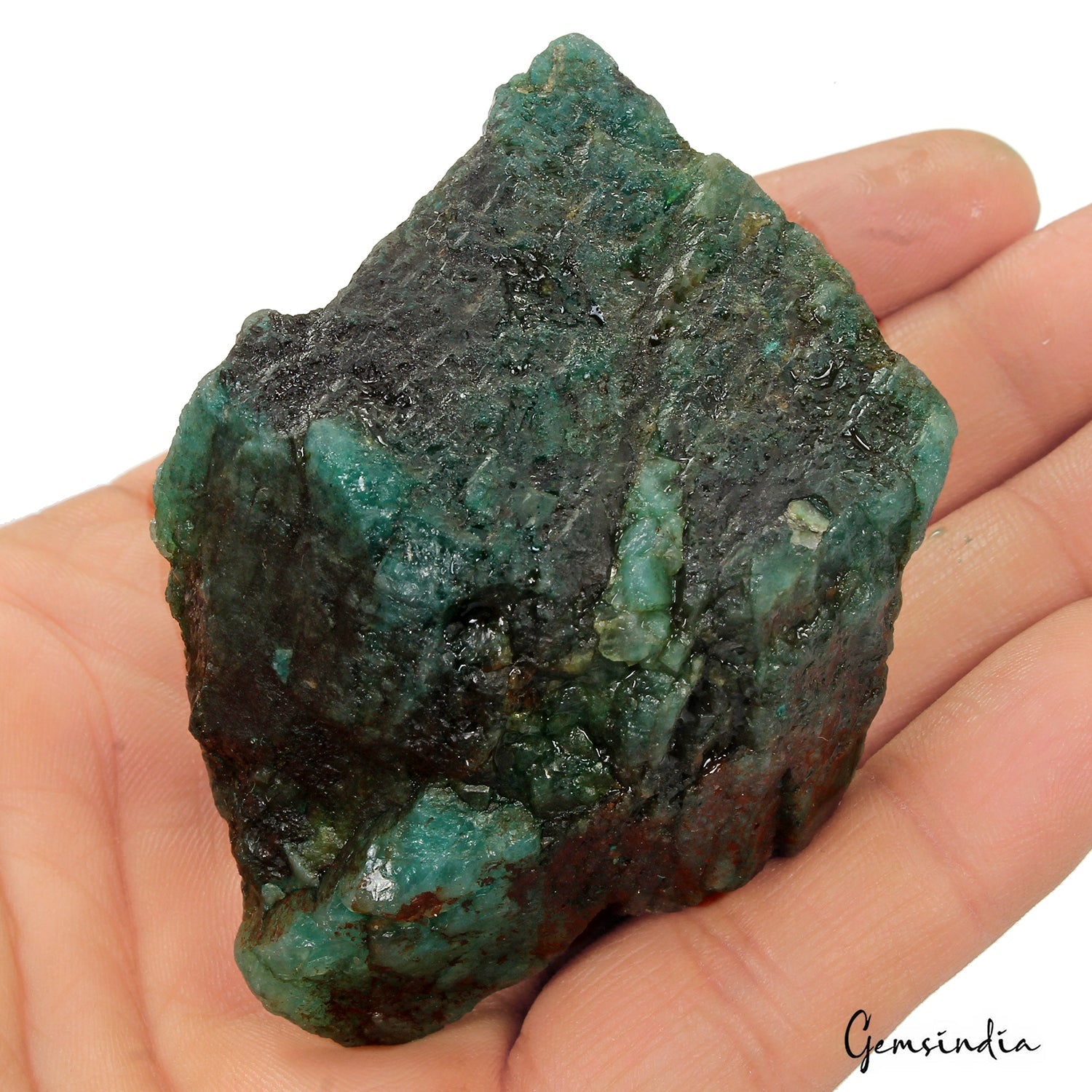 630 Ct Natural Green Brazilian Emerald Uncut/Raw Rough Museum Size Loose Gems