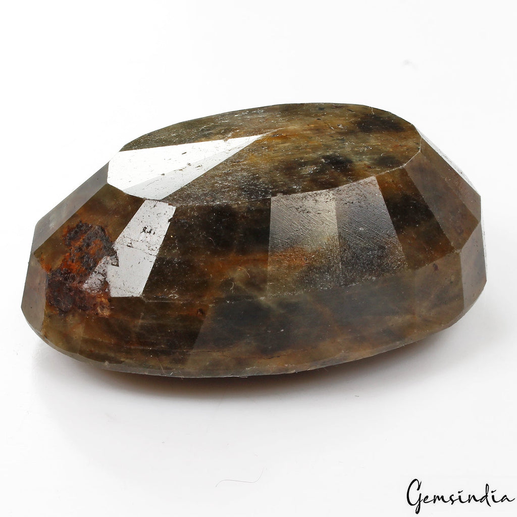 Certified 800 Cts Natural Untreated Black Brown Sapphire Oval Cut Loose Huge Gem