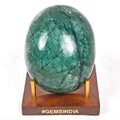 Certified 2230 Ct Natural Brazilian Green Emerald Oval Cab Huge Size Loose Gem