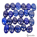 1000 Ct/23 Pcs Natural Blue Gold Pyrite Lapis Lazuli Oval Loose Gems For Jewelry