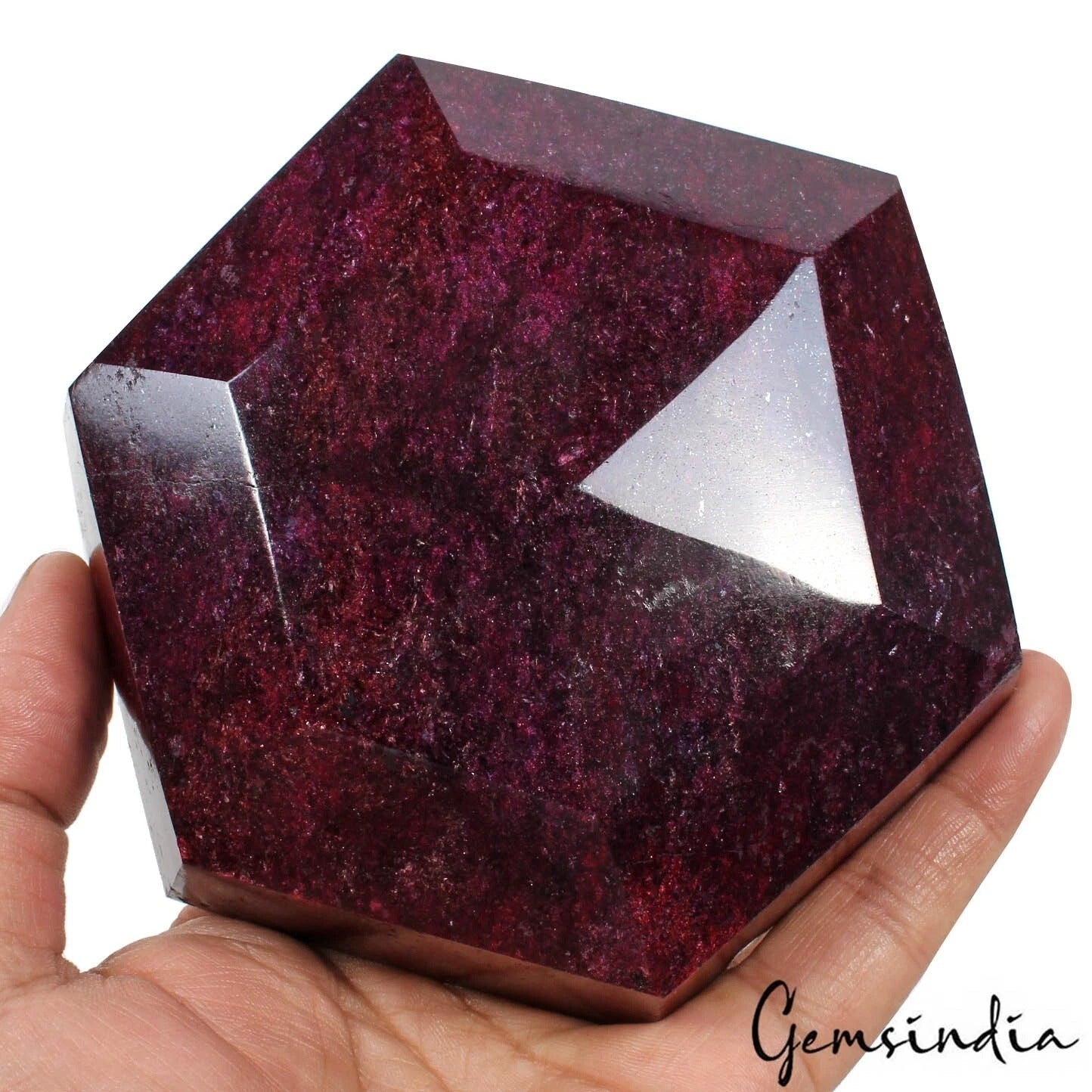 Huge 1.36 Kilo Red Ruby Hexagon Excellent Cut Earth Mined Museum Size Loose Gems
