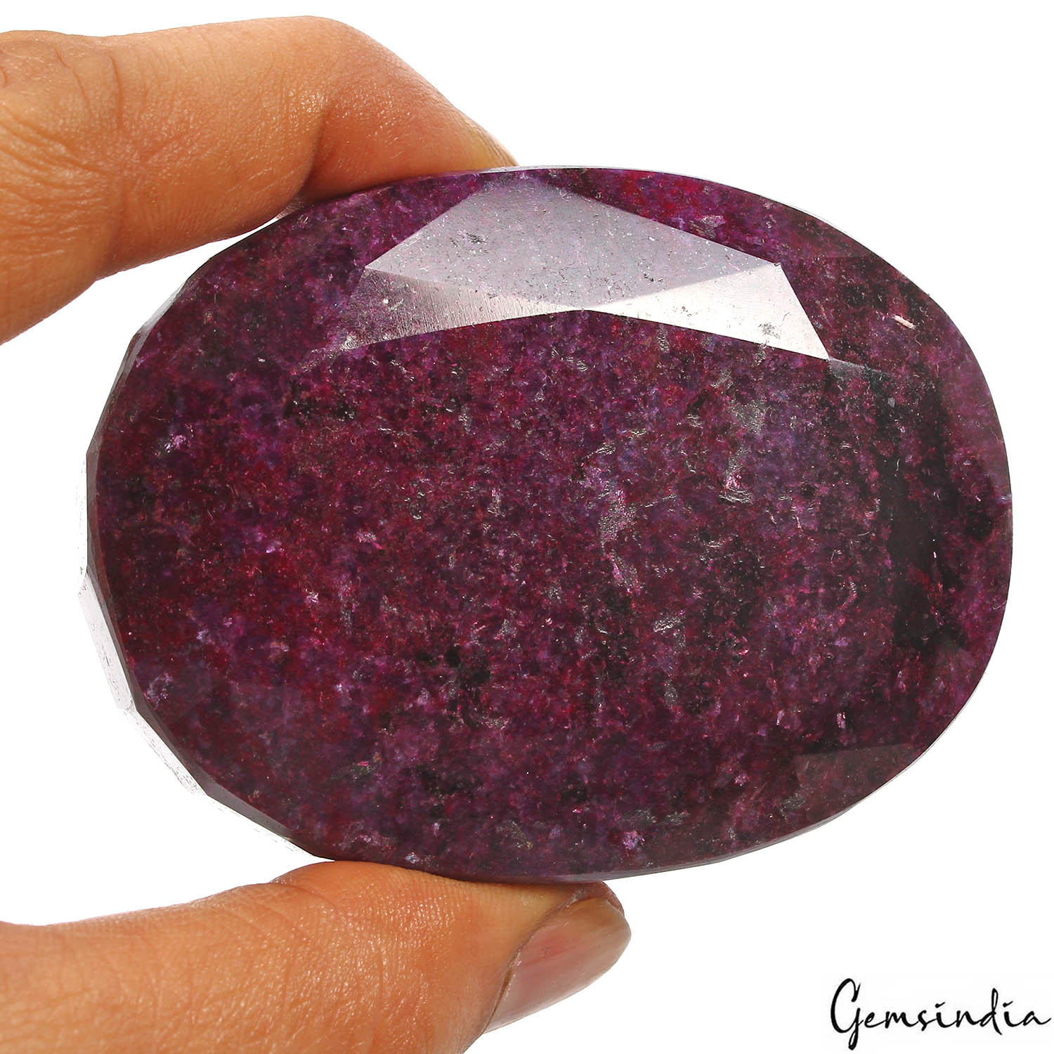 1690 Cts Natural African Red Ruby Oval Faceted Earth mined Huge Size Loose Gem