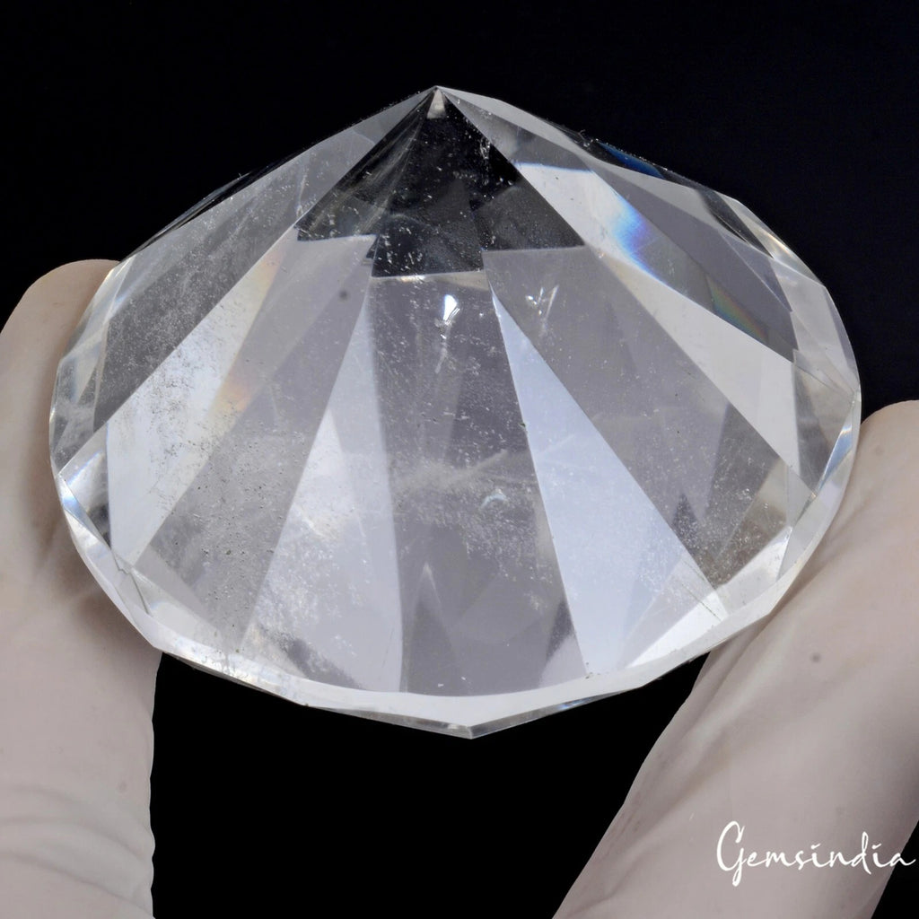 Quartz Loose Gemstone, Untreated, White — 55x35 mm, 530 Ct, Brazil