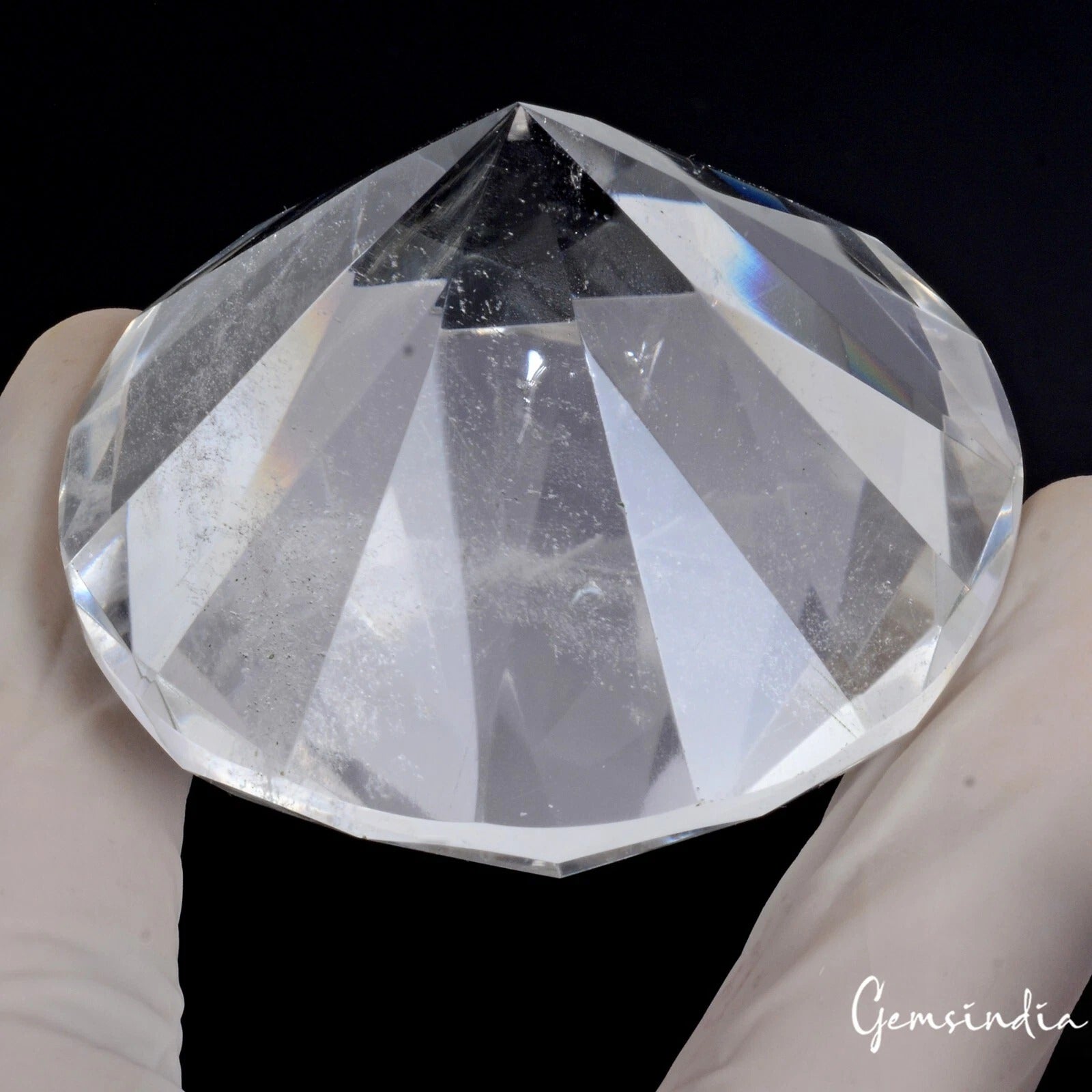 Quartz Loose Gemstone, Untreated, White — 55x35 mm, 530 Ct, Brazil