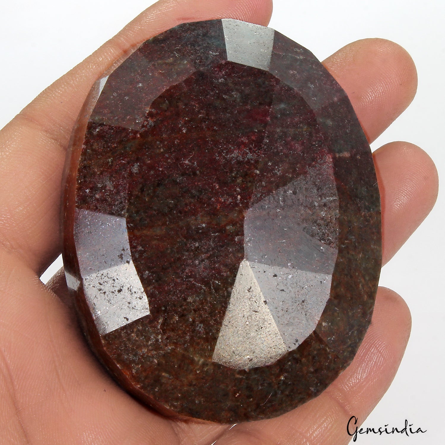 1200 Ct Natural Untreated Ruby Kyanite Oval Faceted Earth Mined Huge Size Gems