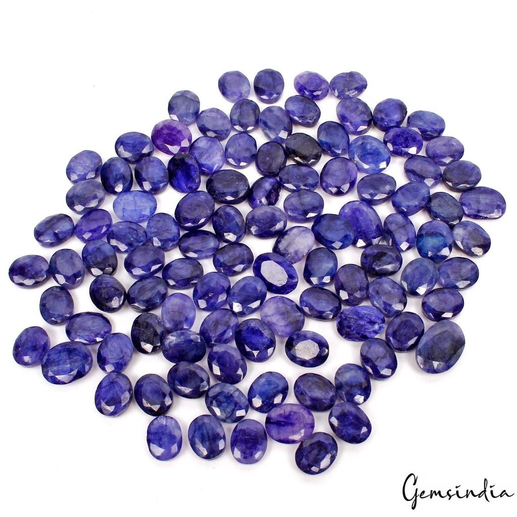 340 Ct/107 Pcs Natural Blue Beryl Oval Cut Loose 10-14mm Jewelry Kind Gemstones