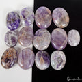 13 Pcs Natural Amethyst Purple Crystal Palm Stones Healing Soap Specimen 1 Kilo
