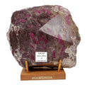 1.4 Kg Ruby Crystal Matrix Healing Mineral Untreated Rough Gem w/ Polished back