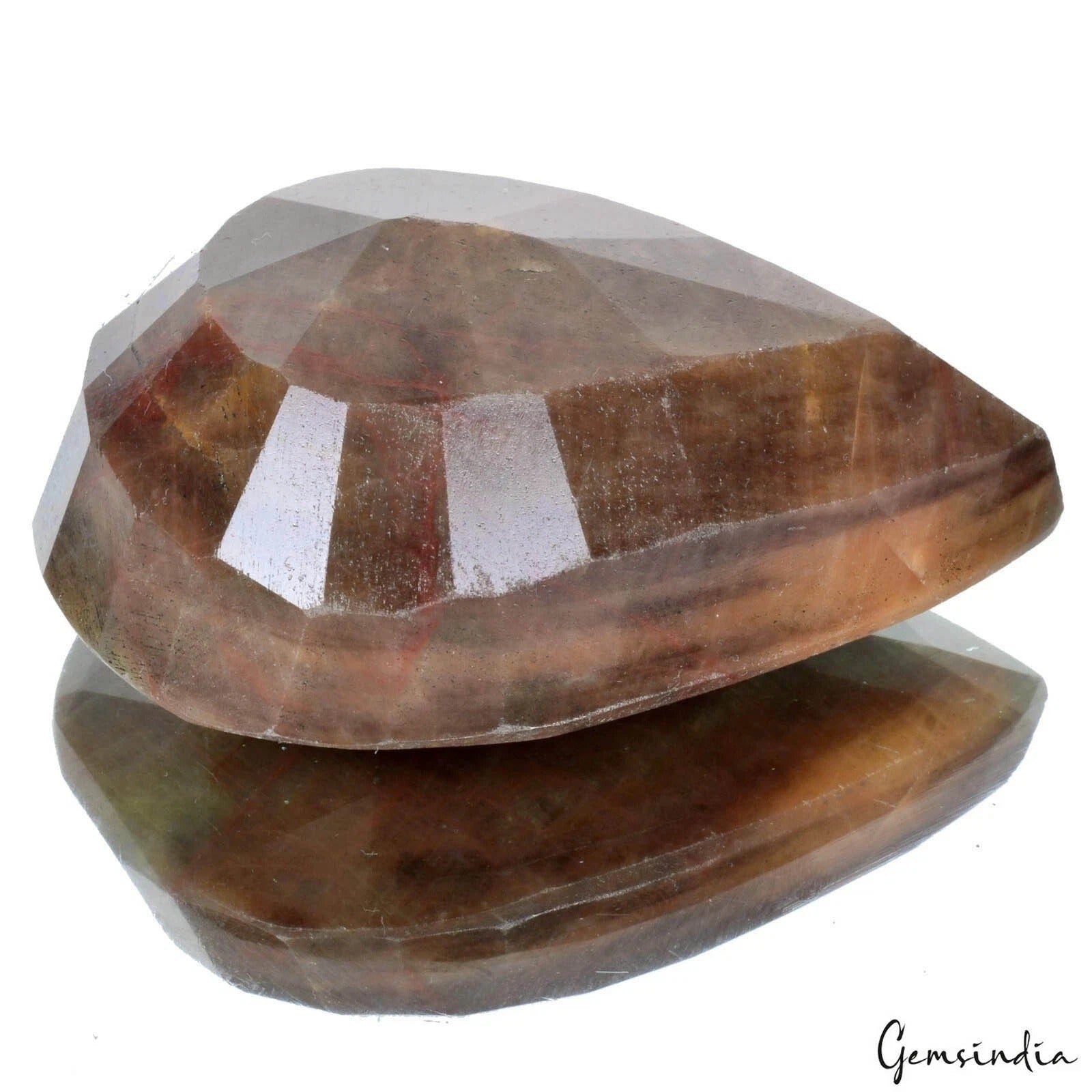 Sapphire Loose Gemstone, Untreated, Golden — 70x52x27mm, 900 Ct, Madagascar