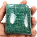 Emerald Cabochon, Color Enhanced, Green — 78 x 65 x 46 mm, 2620 Ct, Brazil