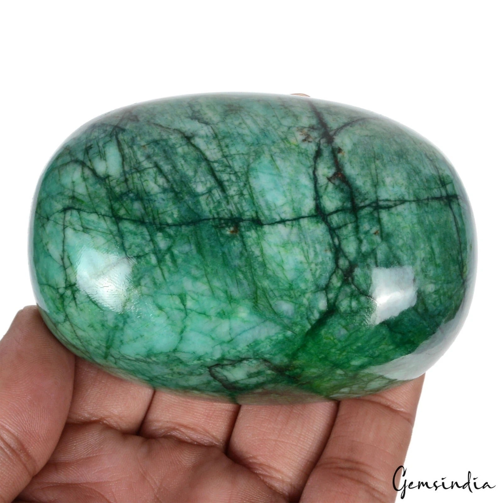 2050 Ct Natural Green Brazilian Emerald Oval Cab Earth Mined Loose Huge Size Gem