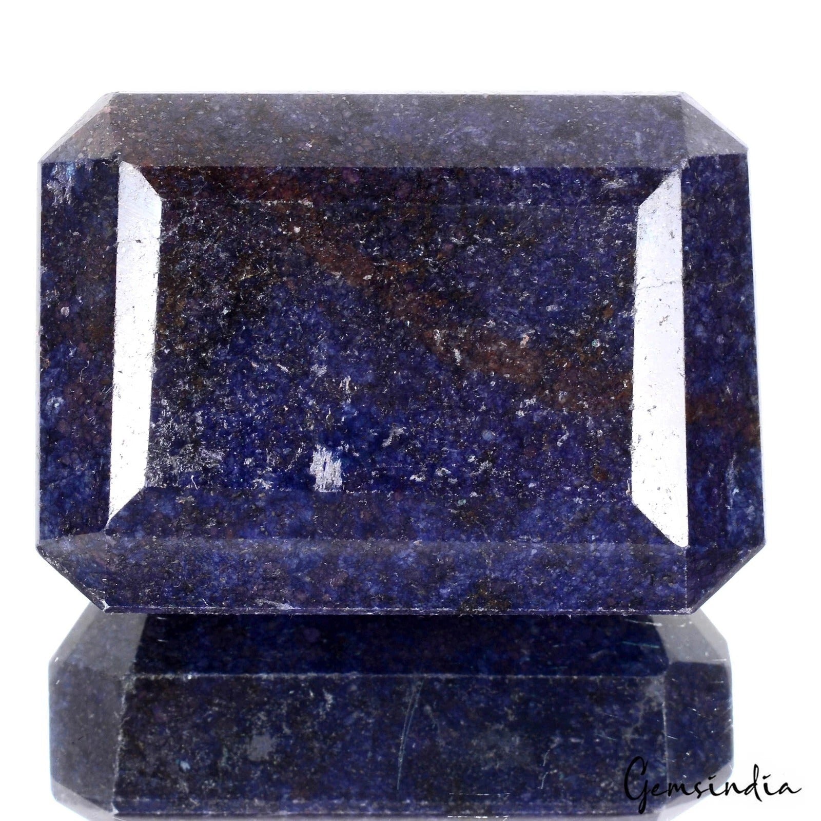 Blue Sapphire Loose Gemstone, Color Enhanced — 76x55x35mm, 2070 Ct, Africa