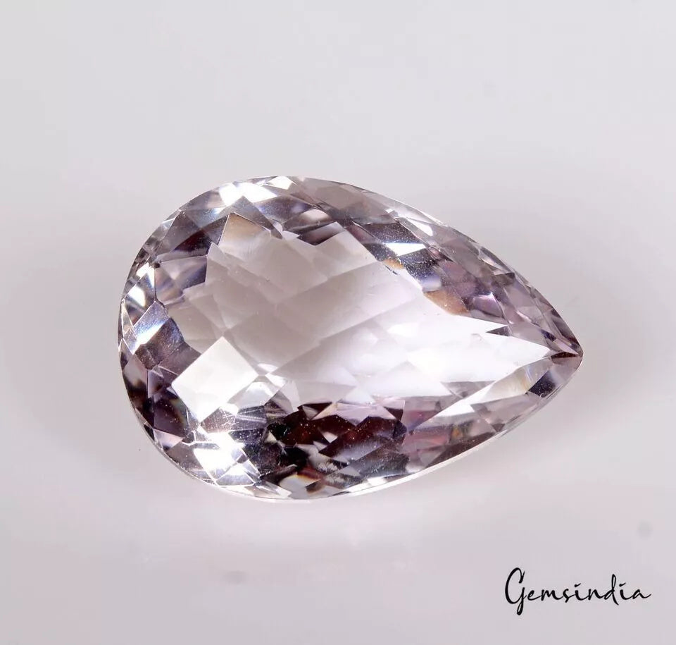Amethyst Loose Gemstone, Untreated, Purple — 25 x 17 x 13mm, 30.27 Ct, Brazil
