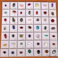 49 Pcs Estate Genuine Semi Precious Loose Mix Cut Multi Gems 49 Box Collection