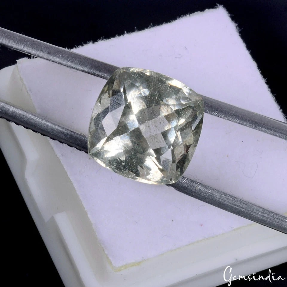 6.10 Cts Natural Certified Breath Taking Blue Aquamarine Cushion Cut Loose Gems