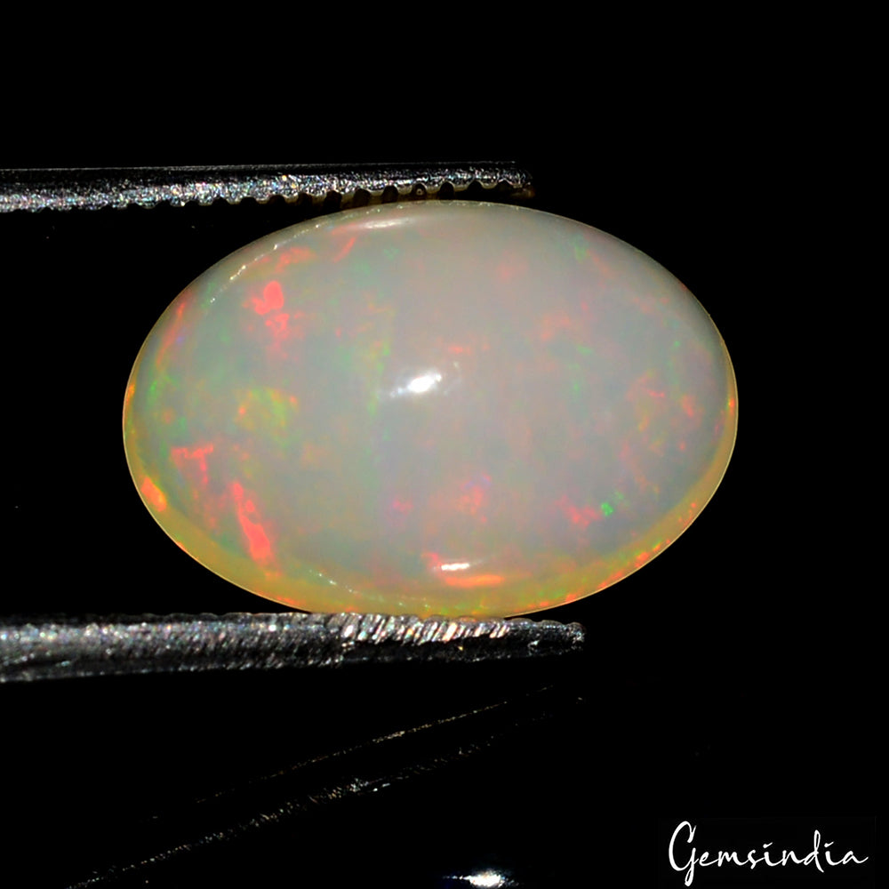 2.90 Ct Hardy STRONG! Natural Huge Yellow &Rainbow Color Sparkling Opal Ethiopia