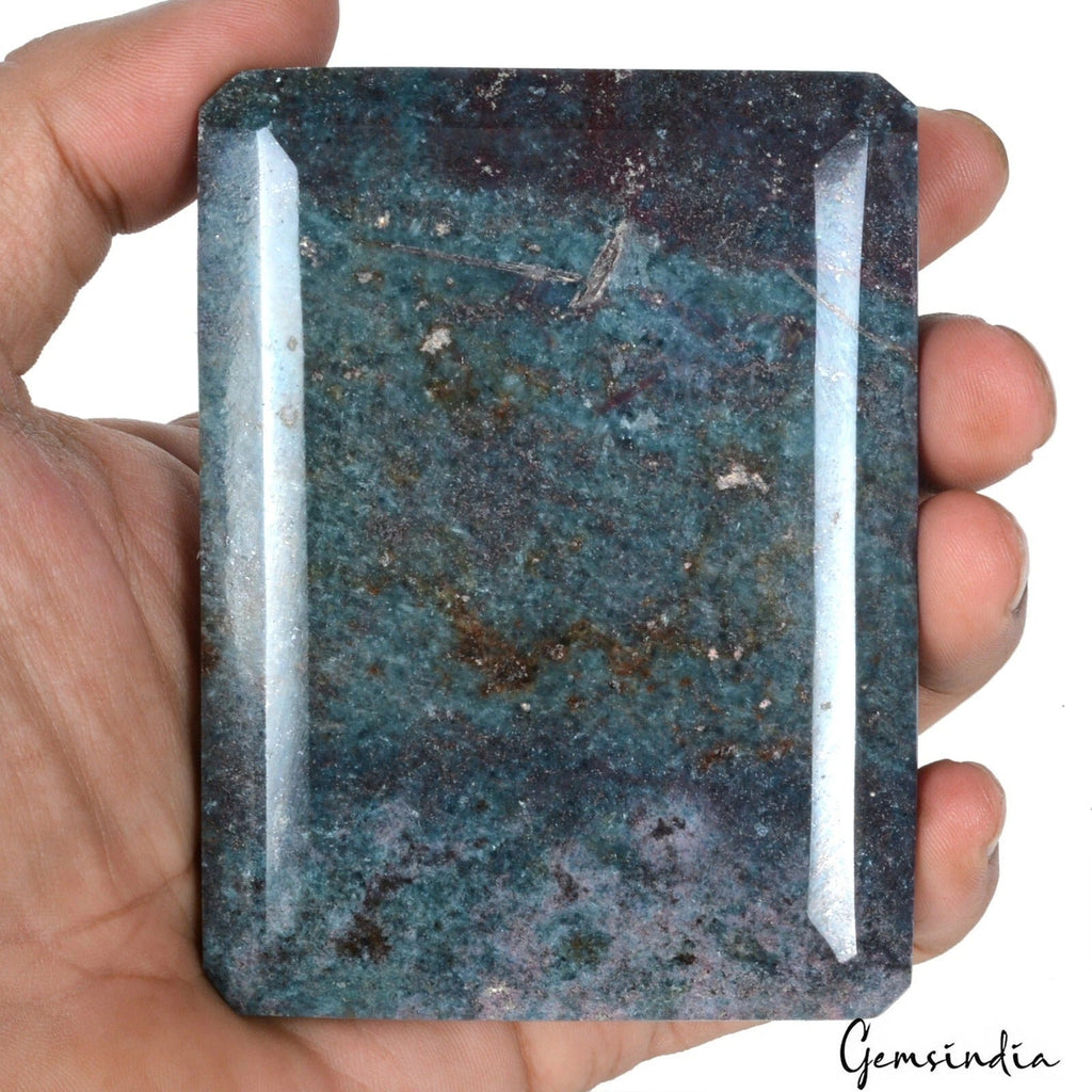 2350 Ct Natural Untreated Ruby Kyanite Octagon Cut Huge Gemstone From Madagascar