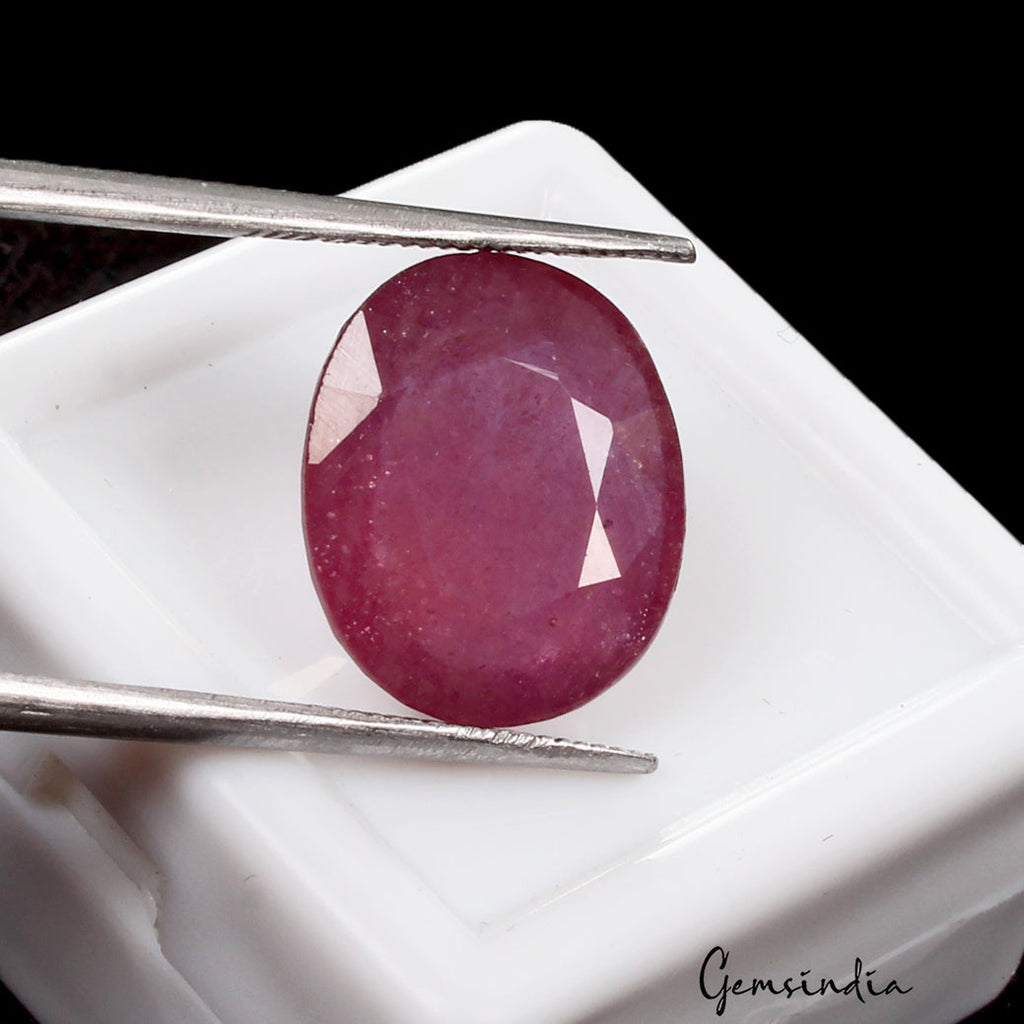 Certified 9.70 Cts Natural Mozambique Heated Red Ruby Oval Cut Precious Rare Gem