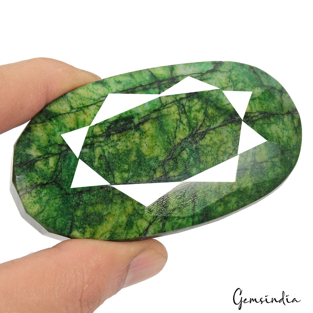 1260 Cts Natural Green Emerald Oval Cut Huge Earth Mined Museum Size Gemstone