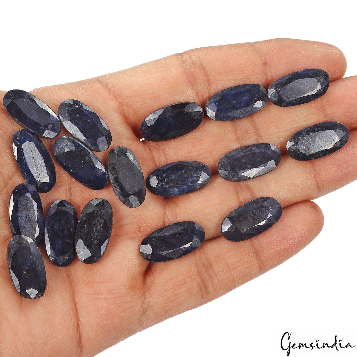 Certified 184.80 Cts/17 Pcs Natural Blue Sapphire Oval Calibrated 19mmx10mm Gems