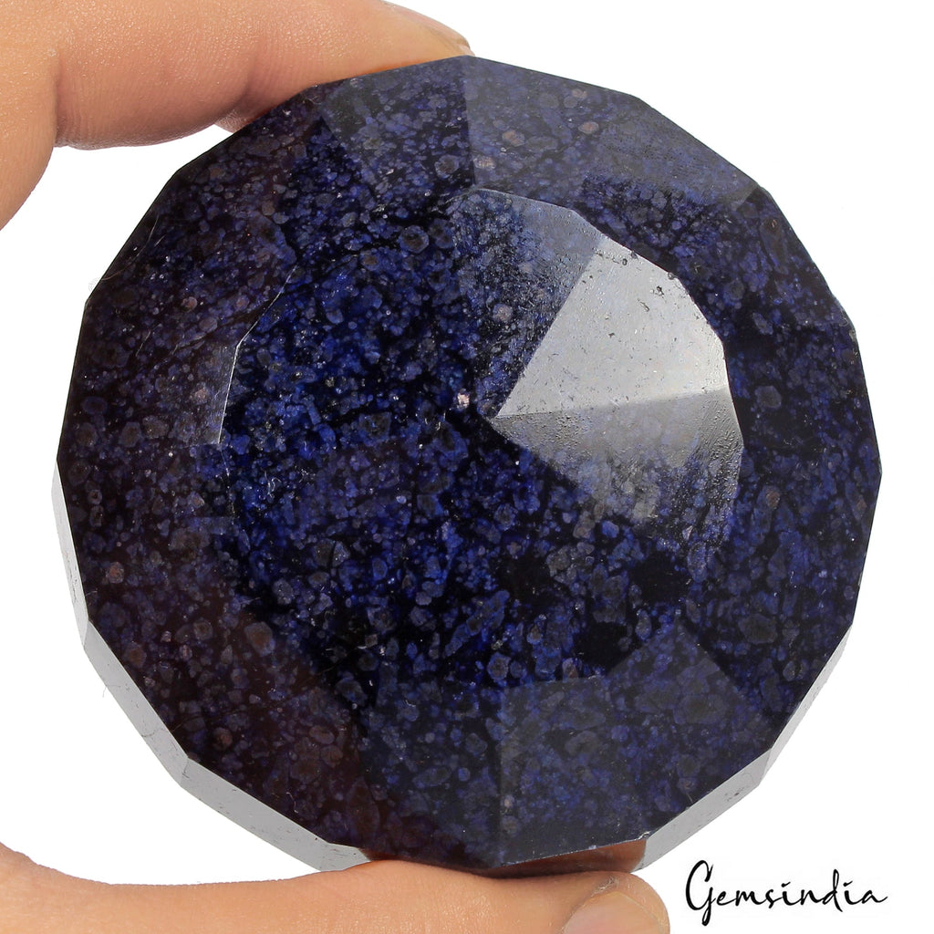 2000 Ct Natural Blue Sapphire Round Cut Museum Size Earth Mined Huge Gemstone