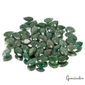 175.90 Ct/46 Pcs Natural Green Brazilian Emerald Pear Faceted Cut Loose Gems Lot