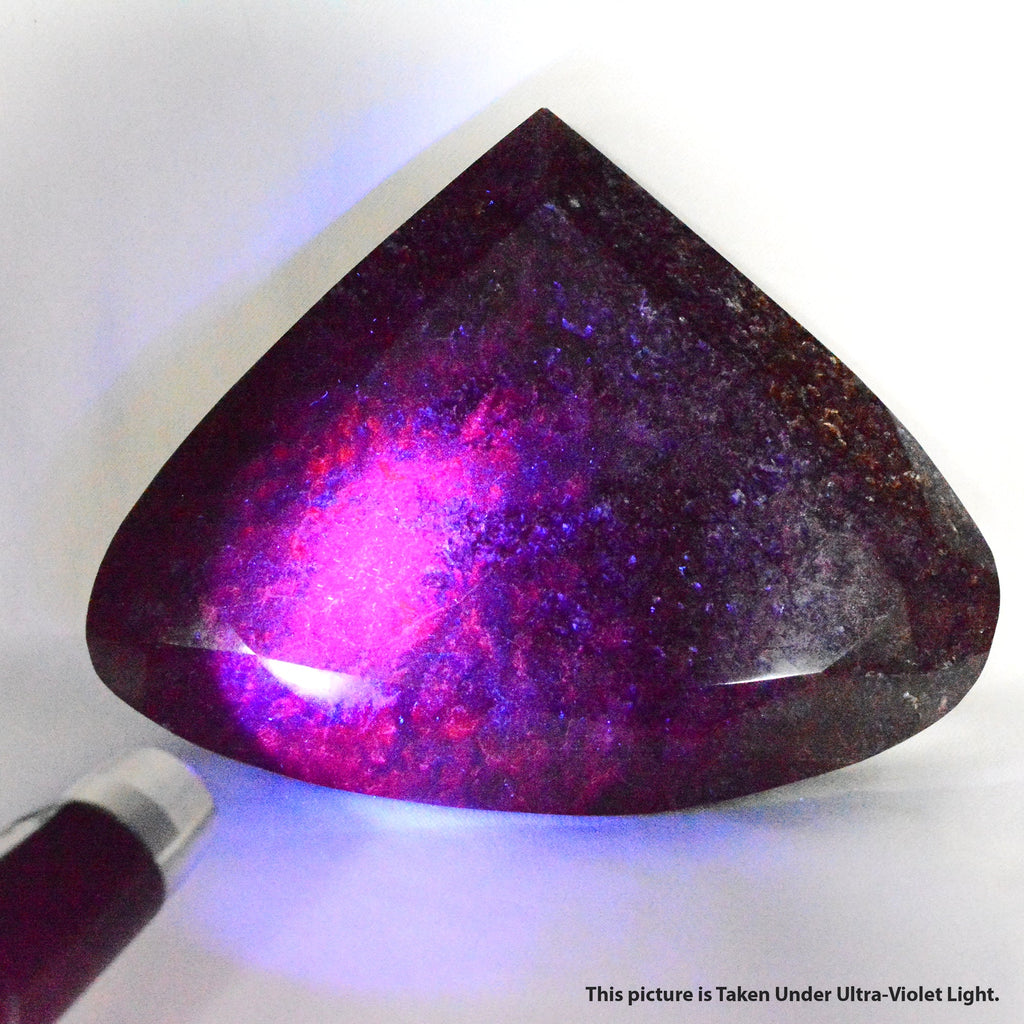 RARE 3 Kilo Natural HUGE Red Ruby Museum Grade Pear Cut Loose Gemstone w/ stand