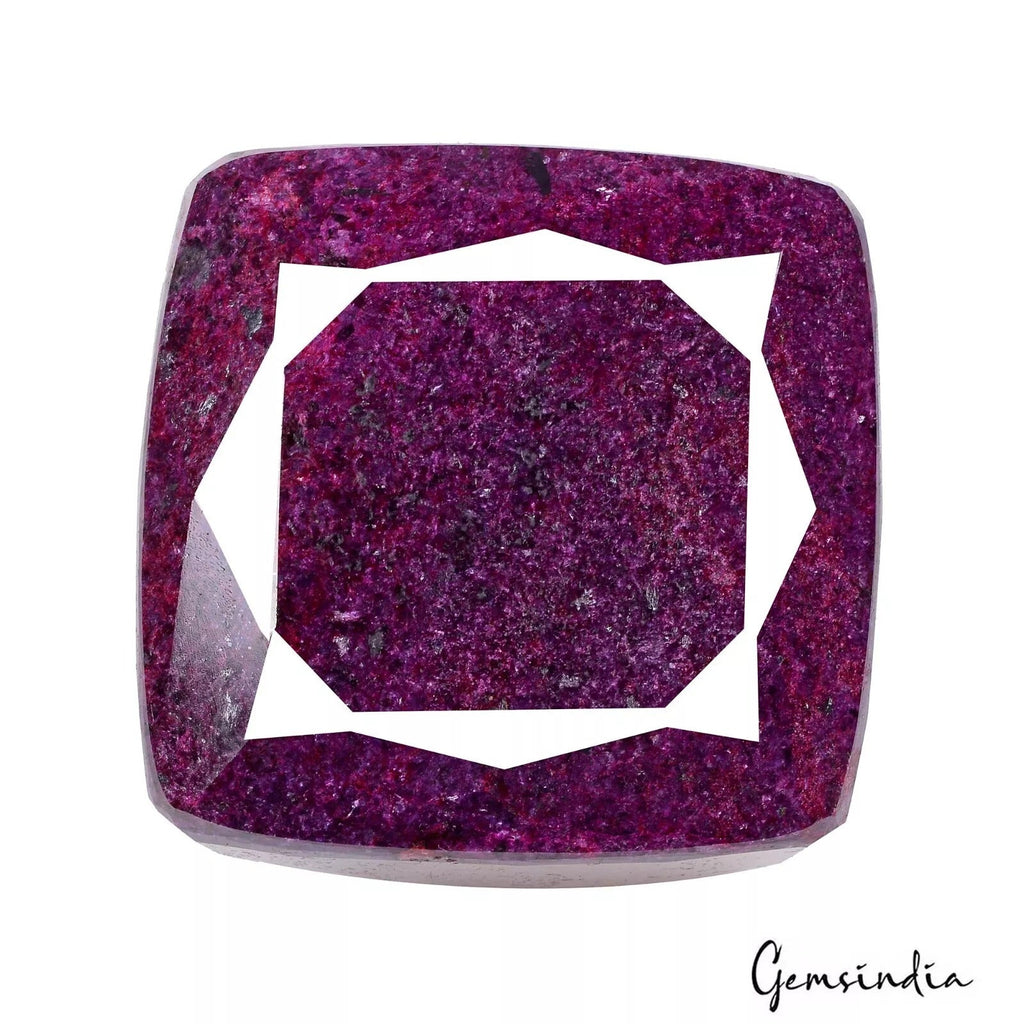 2300 Cts Natural Huge Red Ruby Certified Museum Size Cushion Cut Loose Gemstone
