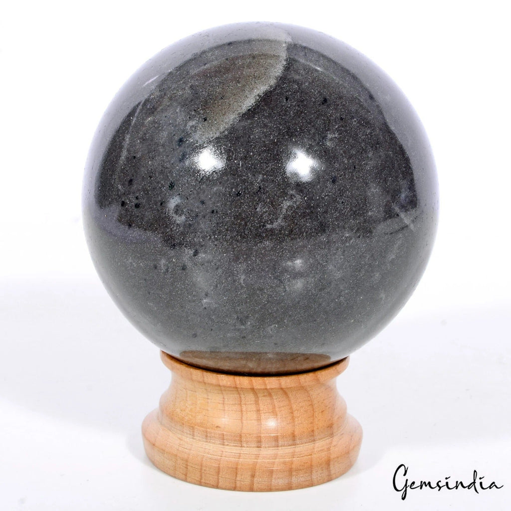 3250 Ct Natural Untreated Kiwi Jasper Healing Crystal Gemstone Sphere With Stand