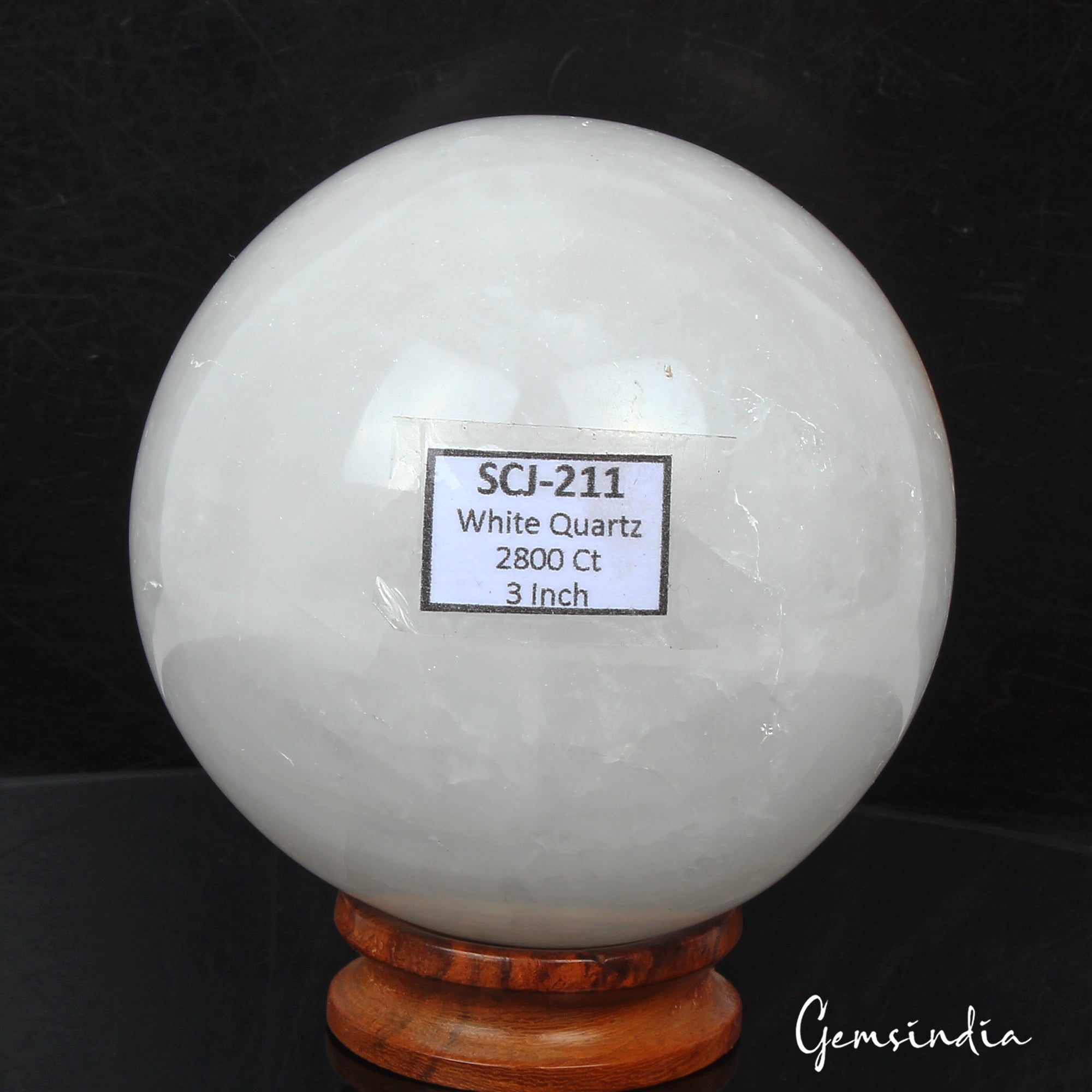 2800Ct Natural Untreated White Quartz Healing Crystal Mineral Huge Gem Sphere 3"