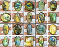 2130 Ct Natural Untreated Green Blue Labradorite Mix Cab Loose Gems For Pendant