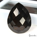 51.80 Ct Natural Smoky Quartz Untreated Pear Checker Cut Huge Loose Gemstone