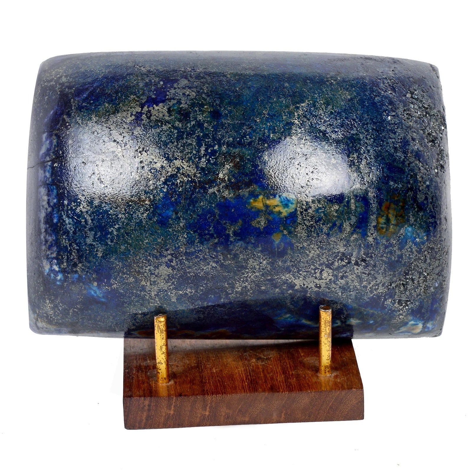 8450 Ct Certified Natural Lapis Lazuli Gold Flecks Large Gemstone for Collection
