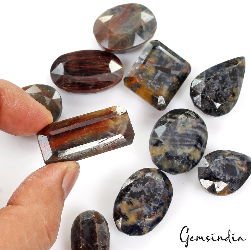 740 Ct Natural Untreated Blue Sapphire Earth Mined Mix Cut Huge Size Gemstones