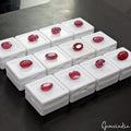 Certified 75.10 Ct/12 p Natural Mozambique Red Ruby Oval Top Grade Gemstones Lot