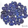 700 Cts/43Pcs Natural Blue Gold Pyrite Lapis Lazuli Mix Cab Loose Wholesale Gems