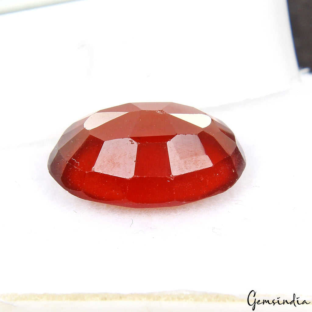 6.20 Cts~ IGL&I Certified Natural Hessonite Garnet Sri Lanka Loose Untreated Gem