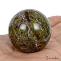 550 Cts Natural Untreated Bi Color Jasper Healing Crystal Sphere Gem With Stand