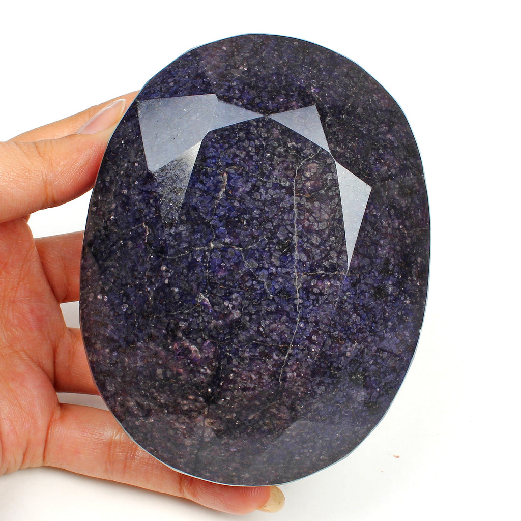 4320 Ct Natural Blue Sapphire Oval Faceted Museum Size Earth Mined Loose Gemston