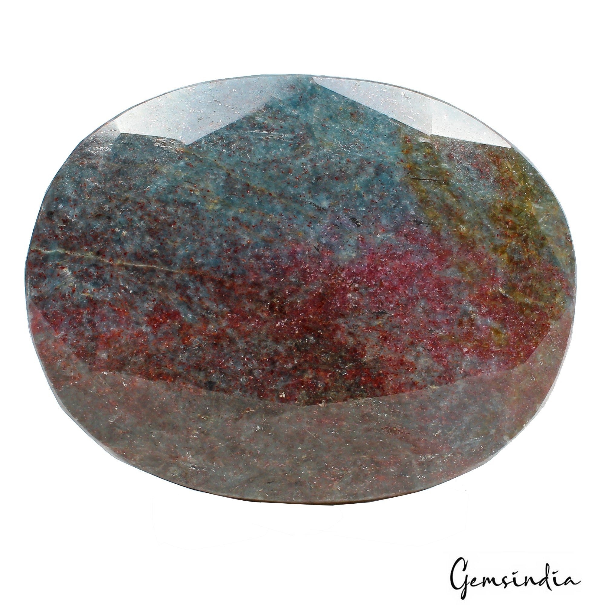 1430 Cts Natural Untreated Bi-Color Ruby Kyanite Oval Cut Earth Mined Gemstone